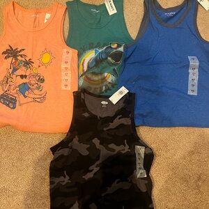 4 Tank Tops & 2 Tee Shirts. Size XS (5/5T) Brand new with tags